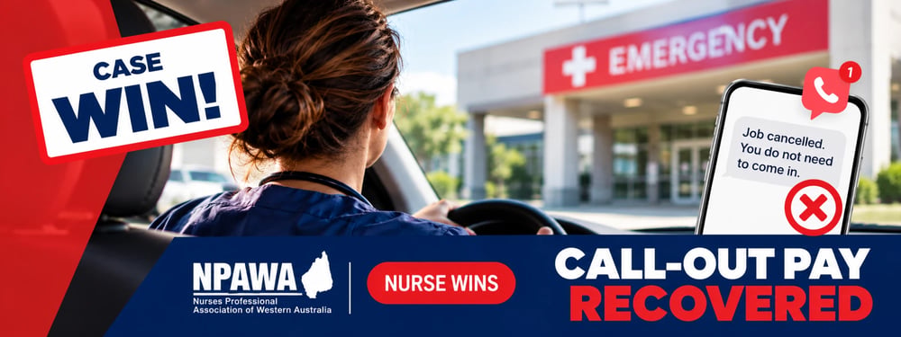 NPAWA case win: call-out pay recovered